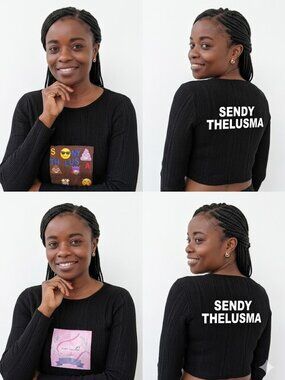 -Black Crewneck & Turtle neck Long Sleeve Shirts